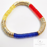 Multi Color Bead Bracelet, Bead Stack Bracelet, Layered Stack, Stackable Bracelet, Women’s Bracelet, Multi and Gold Bracelet, Unique Gifts